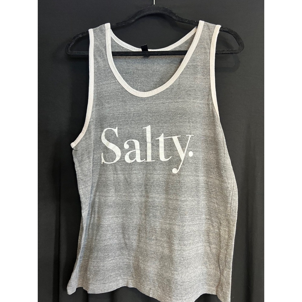 Men's‎ Gray Easy Wear SALTY Tank Top Size L